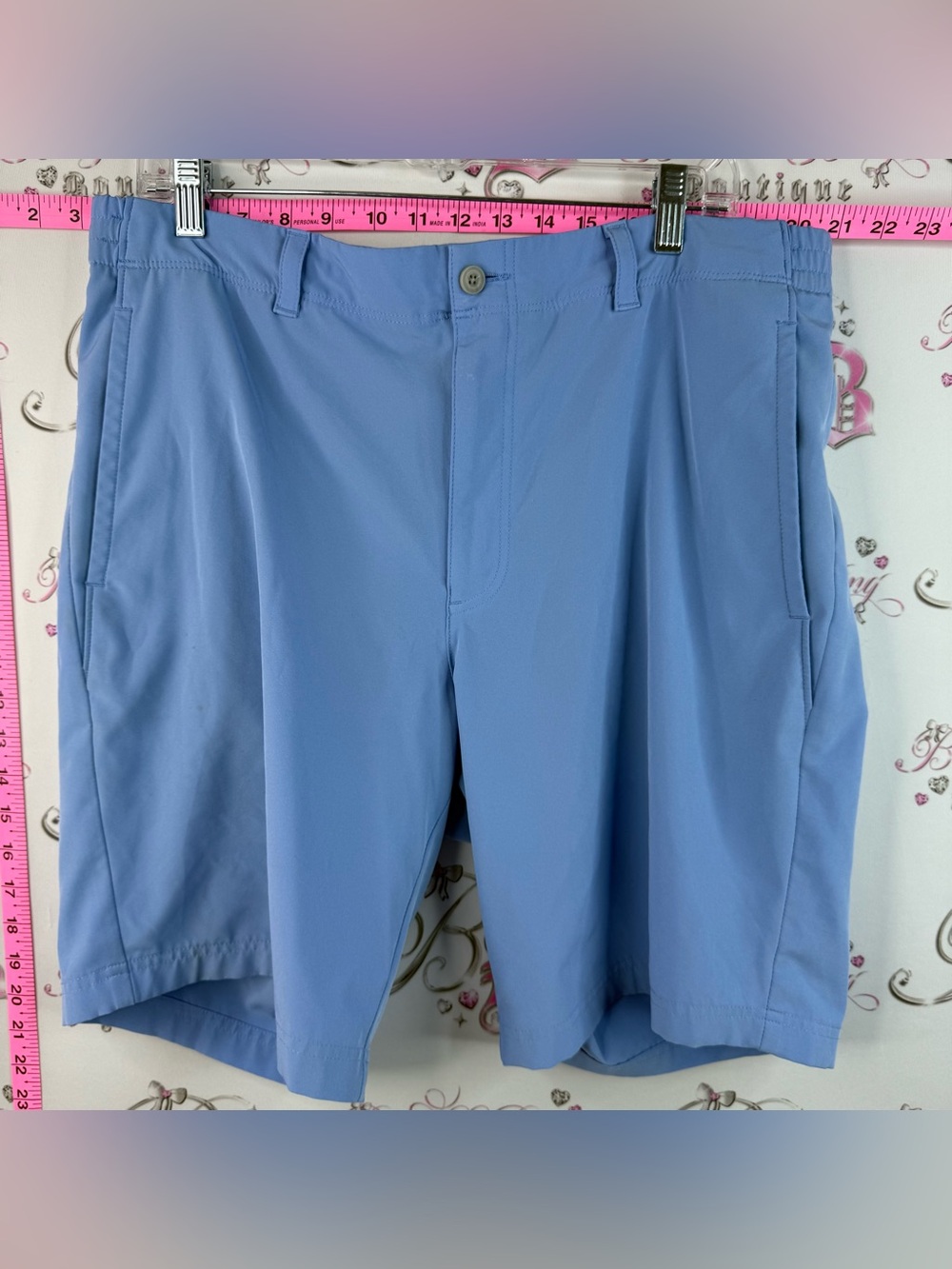 PGA Tour shorts Light Blue Performance Hybrid Shorts